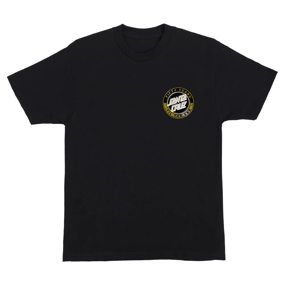 Santa Cruz 50th TTE Dot Black S/s Shirt