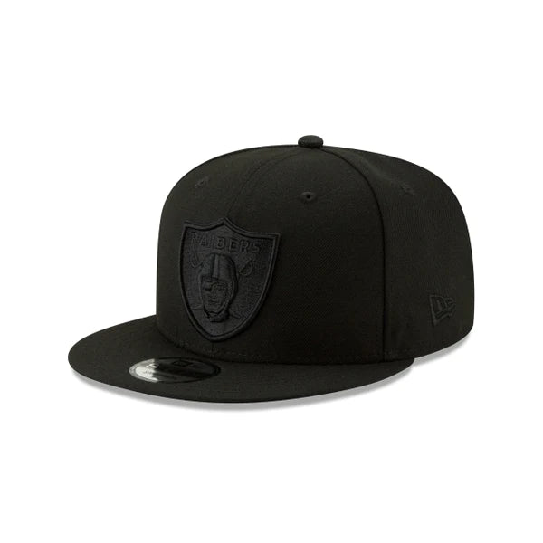 New Era Las Vegas Raiders 9Fifty Black on Black Snapback Hat