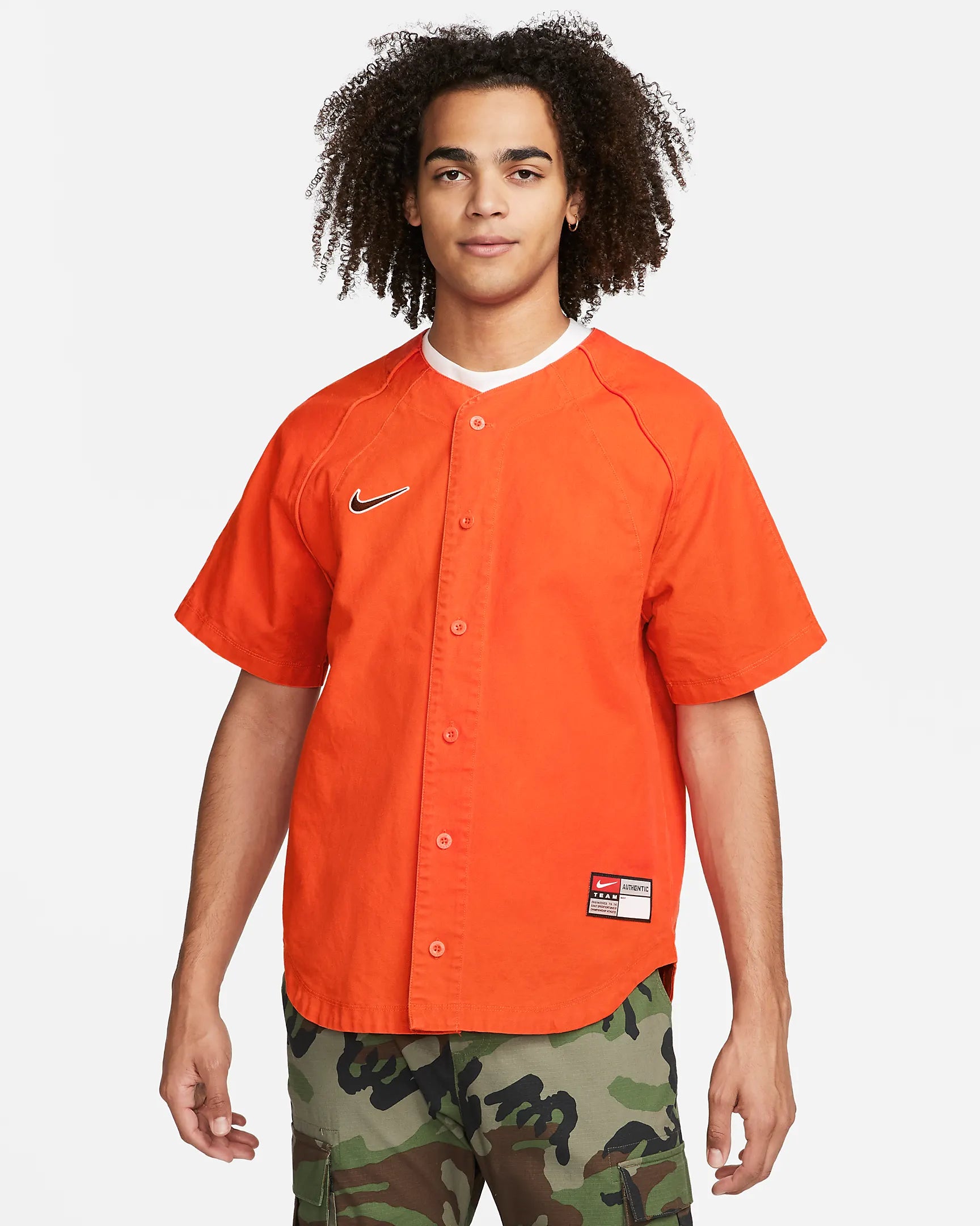 Buy Nike Sb Skate Baseball Jersey - Brown At 44% Off