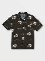 Volcom Rise N Stone Black S/s Button Up Shirt