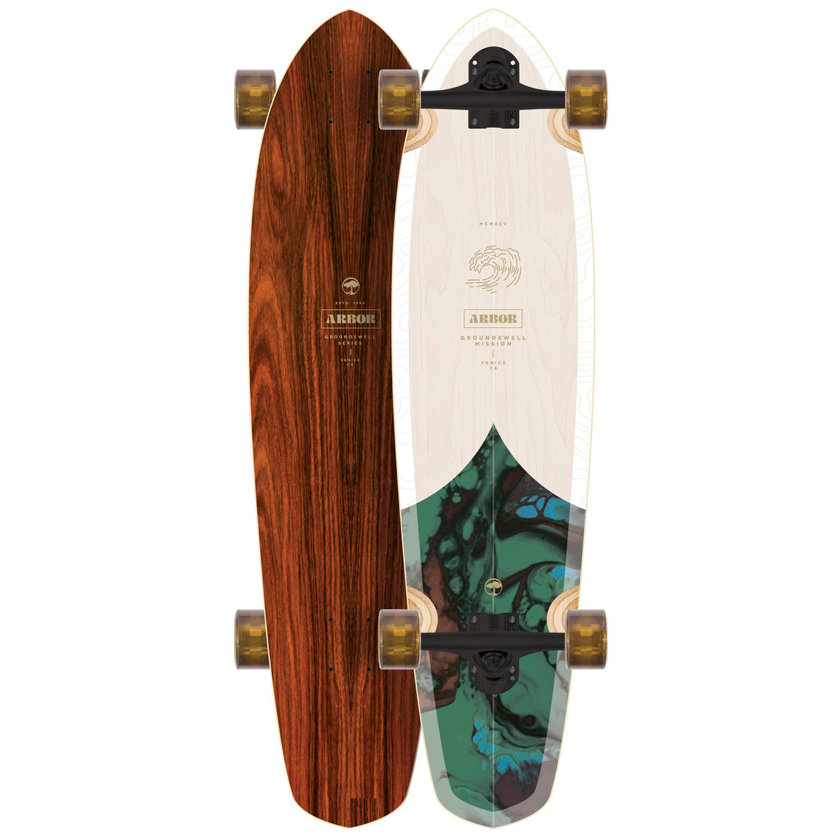 Arbor Groundswell 2021 Mission 35" Longboard Complete Skateboard