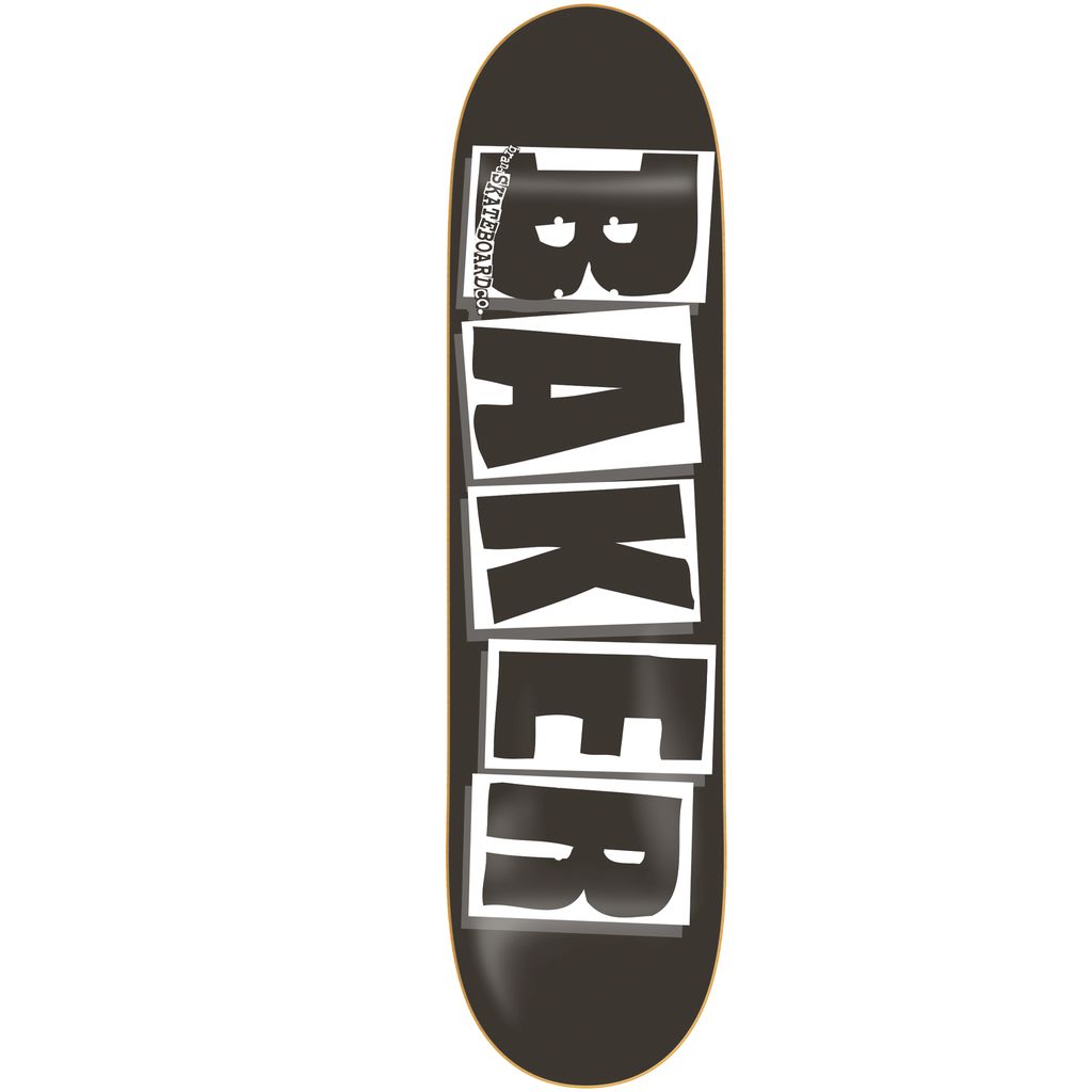 Baker Brand Logo Black/White 8.475" Skateboard Deck