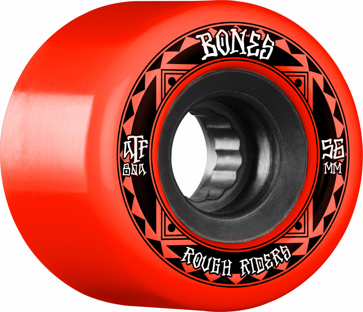 Bones ATF Rough Rider Runners 80a 56mm Red Cruiser Skateboard Wheels