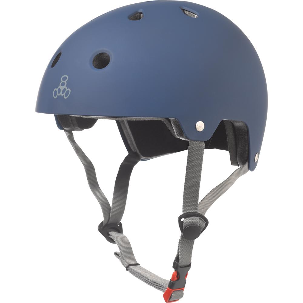 Triple Eight Dual Certified Blue Matte S/M Small/Medium Helmet