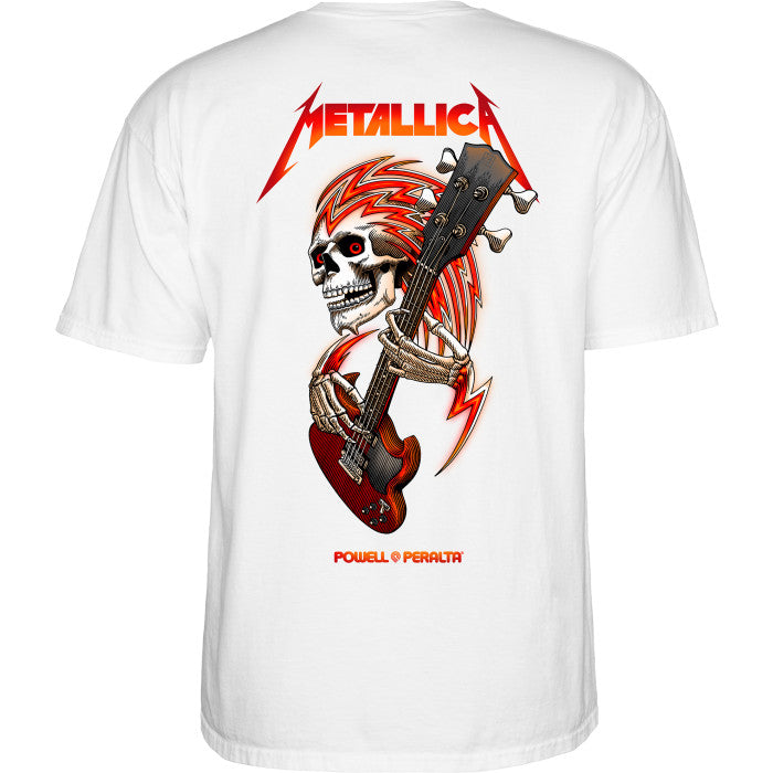 Powell Peralta OG Metallica Collab White Shirt