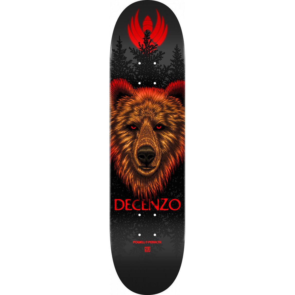 Powell Peralta Pro Flight 248 K20 Decenzo Bear 2 8.25” Skateboard Deck