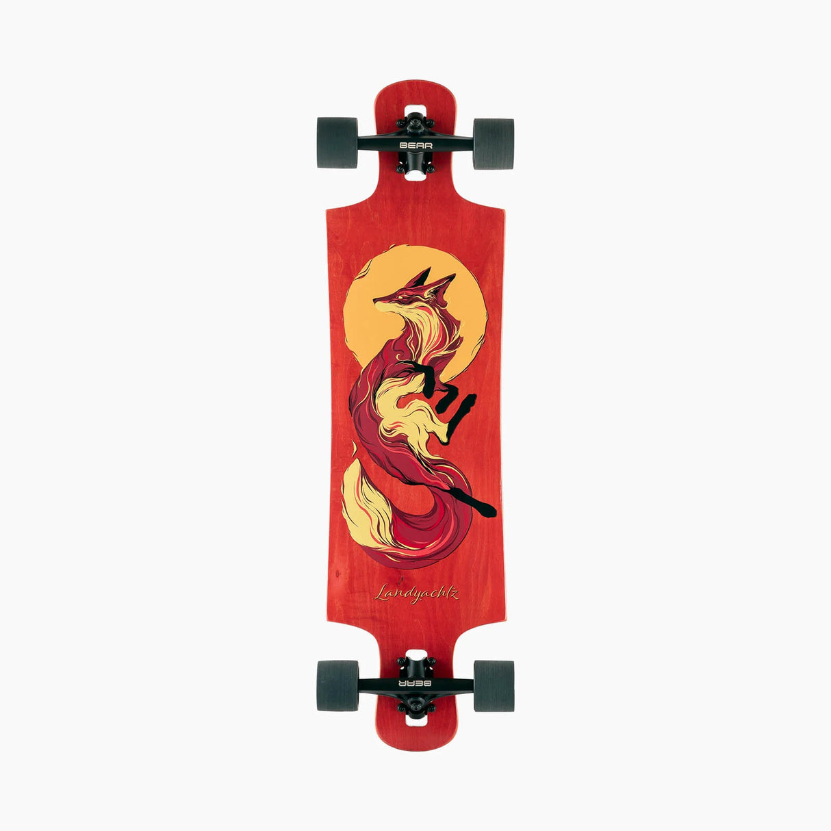 Landyachtz Drop Hammer Sun Fox Longboard Complete Skateboard