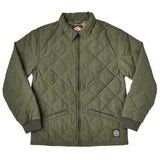 Independent RTB Bombers Quilted L/S Army Green Jacket