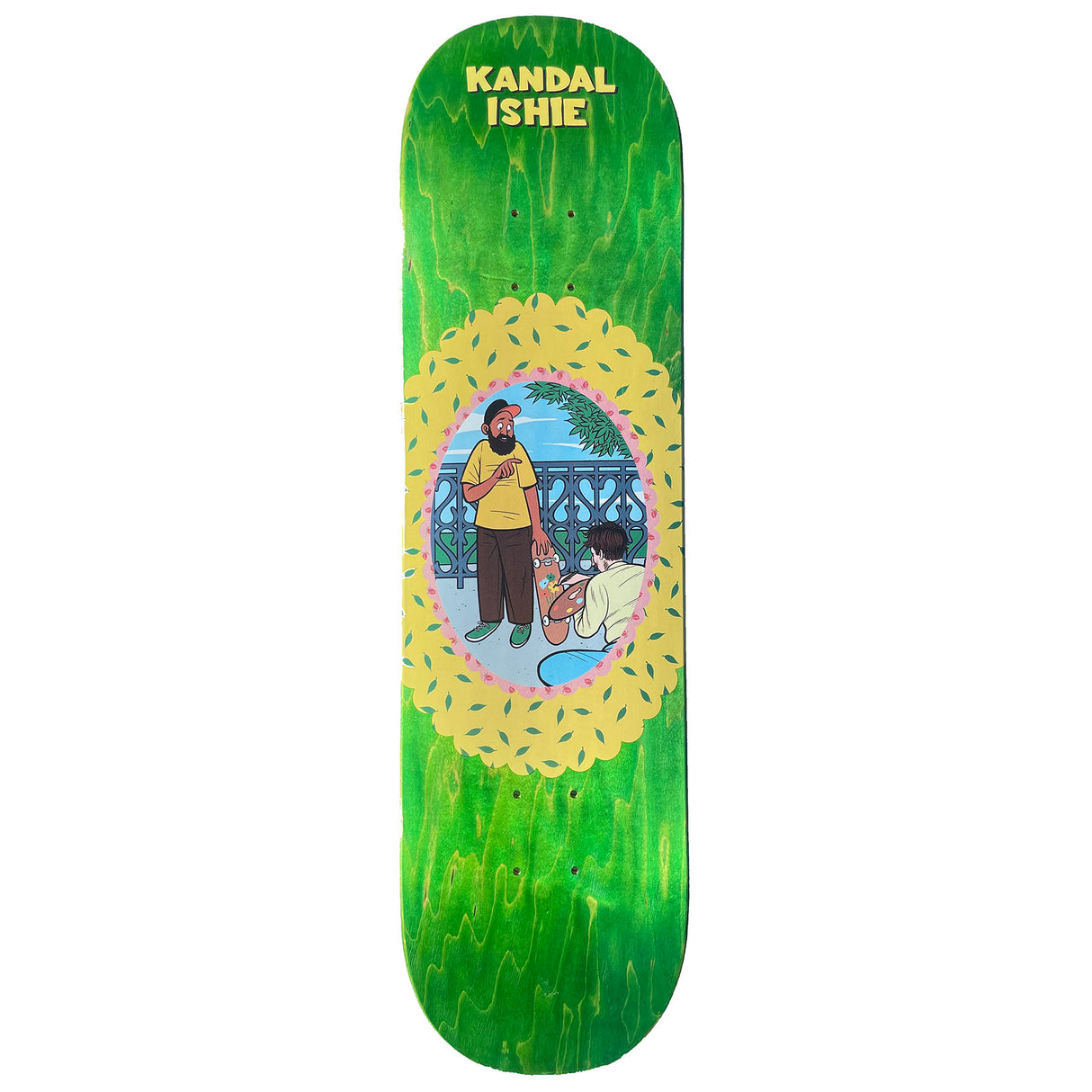 Kandal Ishie x Van Eggers Paint My Deck 8.25" Skateboard Deck