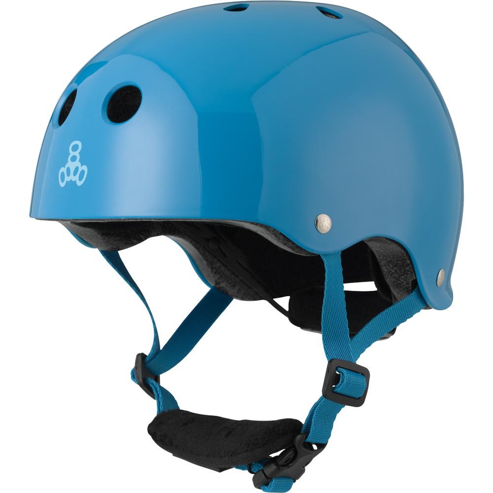 TRIPLE EIGHT LIL 8 BLUE GLOSSY HELMET