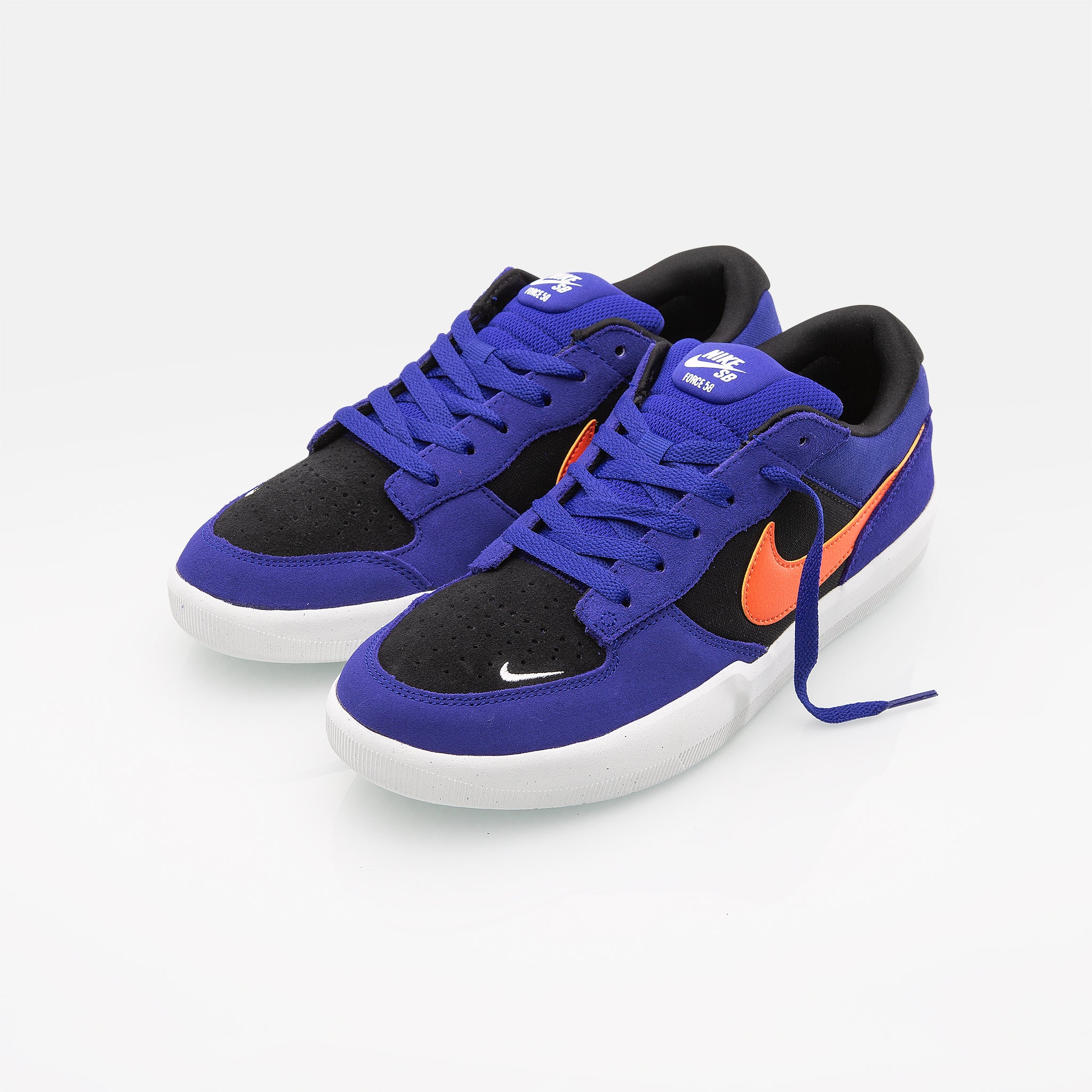 Nike SB Force 58 Concord/Black/Team Orange Shoes – Long Beach Skate Co