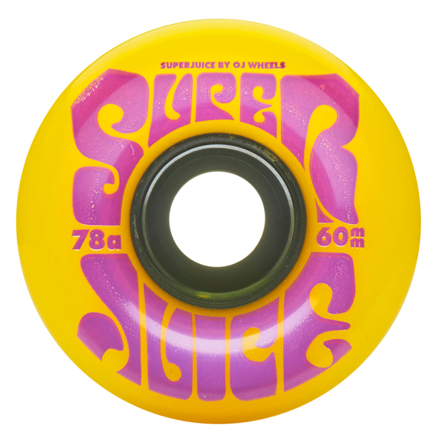 Oj Super Juice Yellow 78a 60mm Cruiser Skateboard Wheels