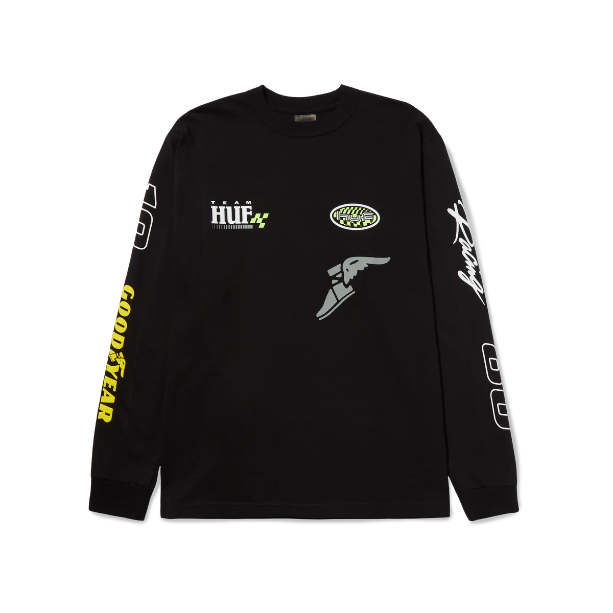 HUF x Goodyear Performance Black L/S Shirt – Long Beach Skate Co