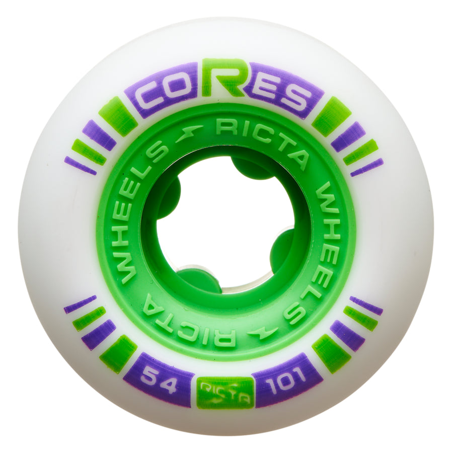Ricta Cores Neon Green 101a 54mm Wheels
