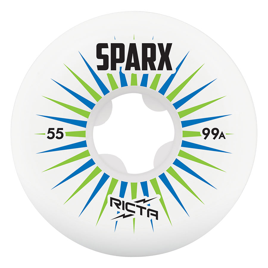 Ricta Sparx White 99a 55mm Wheels