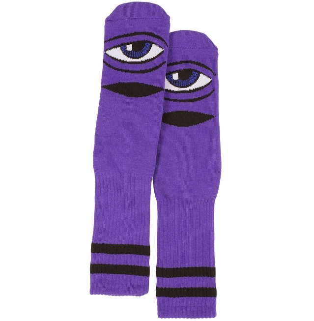Toy Machine Sect Eye Purple Crew Socks