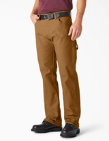 Dickies 1939 Carpenter Duck Relaxed Fit Straight Leg Duck Brown Pants