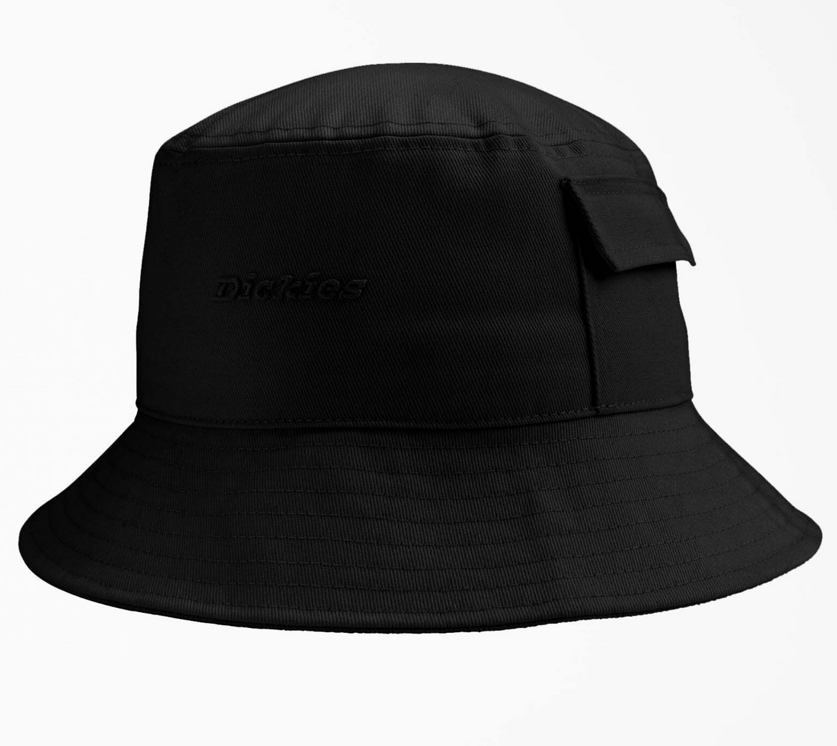 Dickies Logo Script Black Bucket Hat