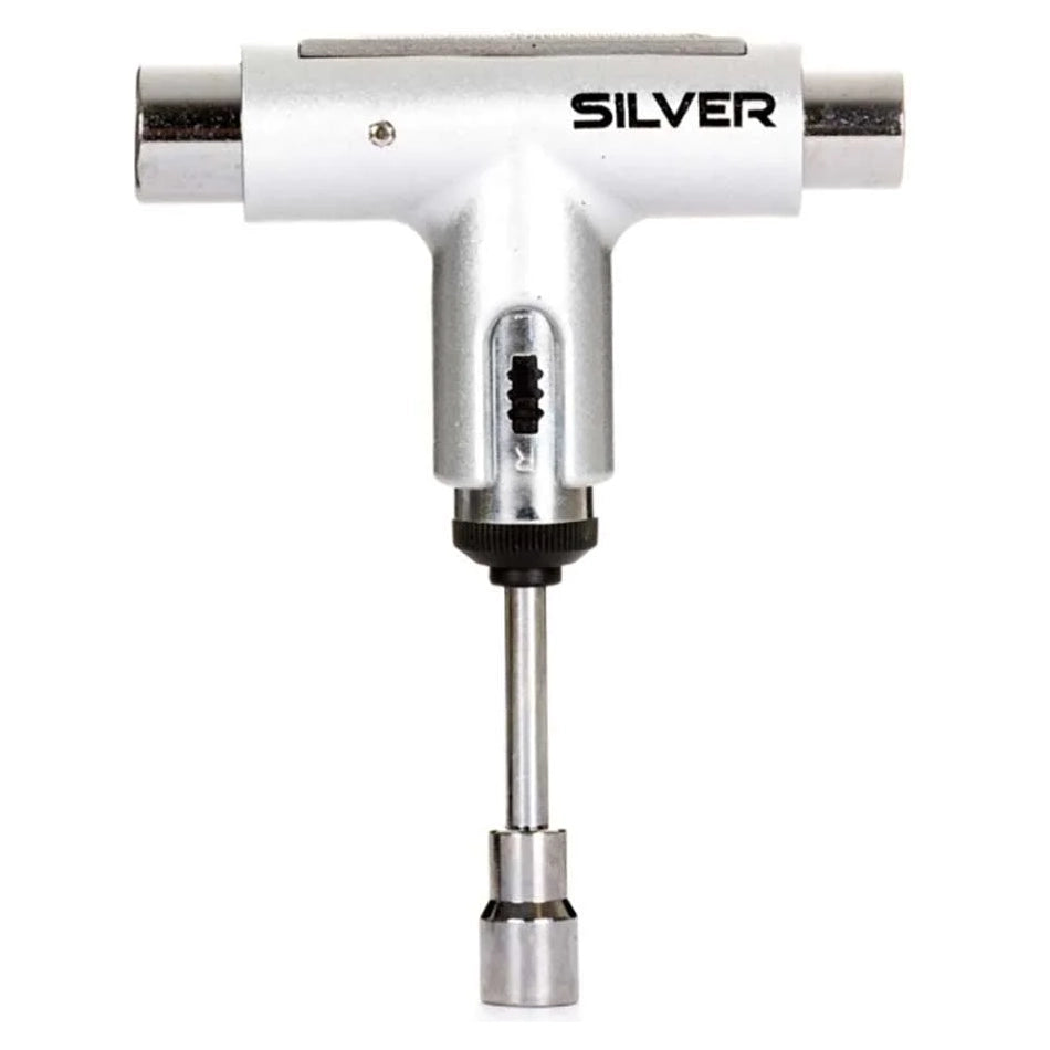 Silver Ratchet Metallic Silver Tool