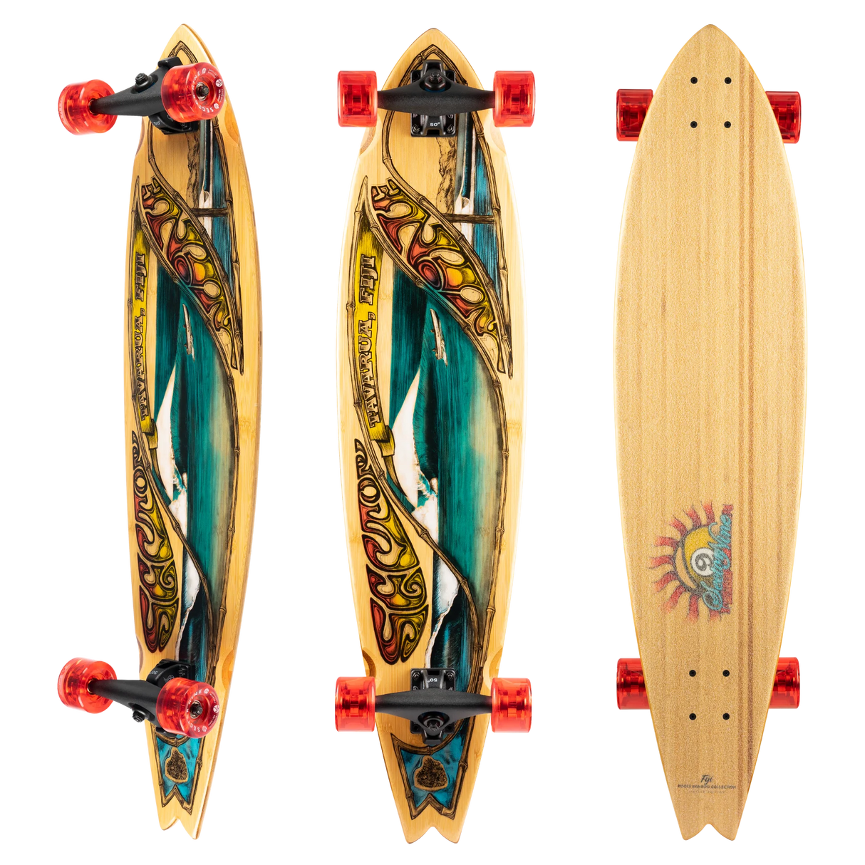 Sector Nine Fiji 39.5" X 9.35" Longboard Complete Skateboard