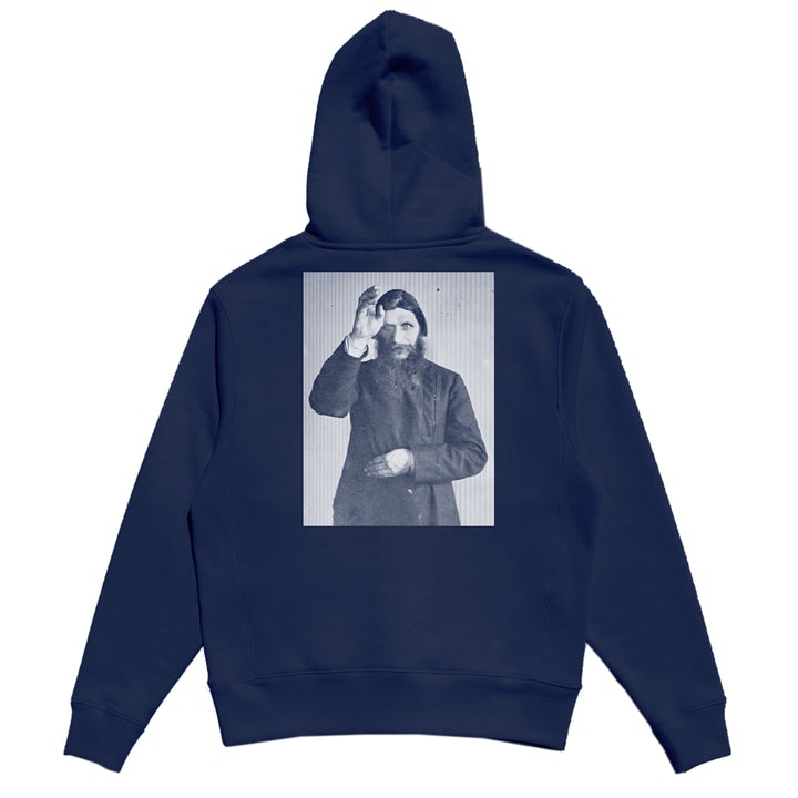 Theories Rasputin Navy Hooded Sweatshirt