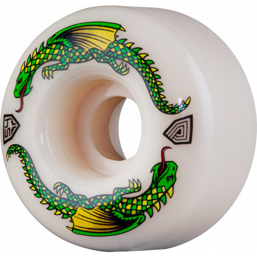 Powell Peralta Dragon Formula V4 Wide Green Dragon 93a 54mm Skateboard Wheels