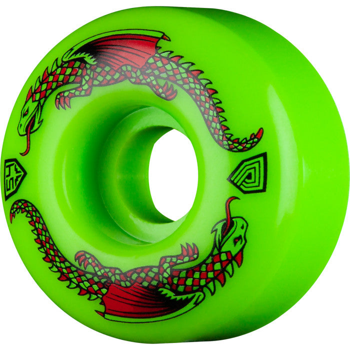 Powell Peralta Dragon Formula V4 Standard Green Dragon 93a 54mm Green Skateboard Wheels