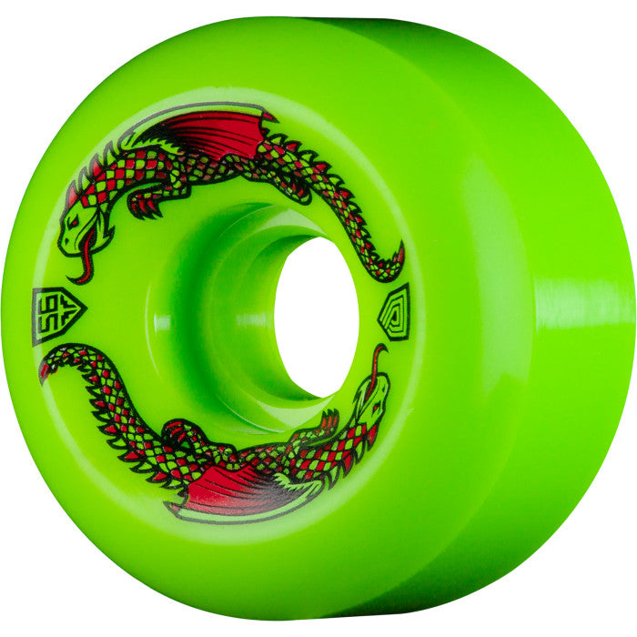 Powell Peralta Dragon Formula Standard Green Dragon 93a 56mm Green Skateboard Wheels