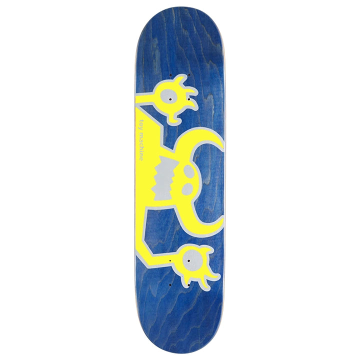 Toy Machine Yellow OG Monster Blue 8.25" Skateboard Deck Long Beach