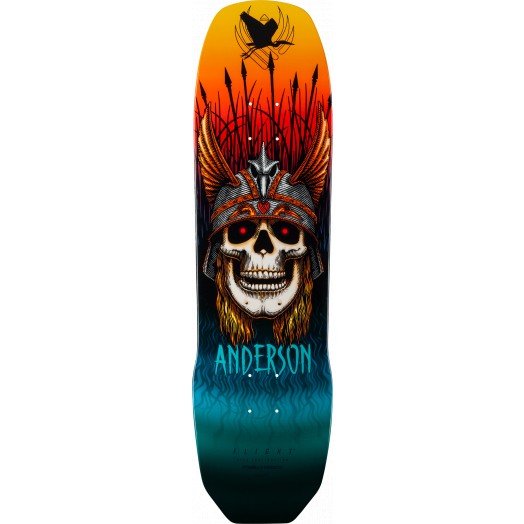 Powell Peralta Pro Andy Anderson Heron Skull 8.45" x 31.8" Flight Skateboard Deck