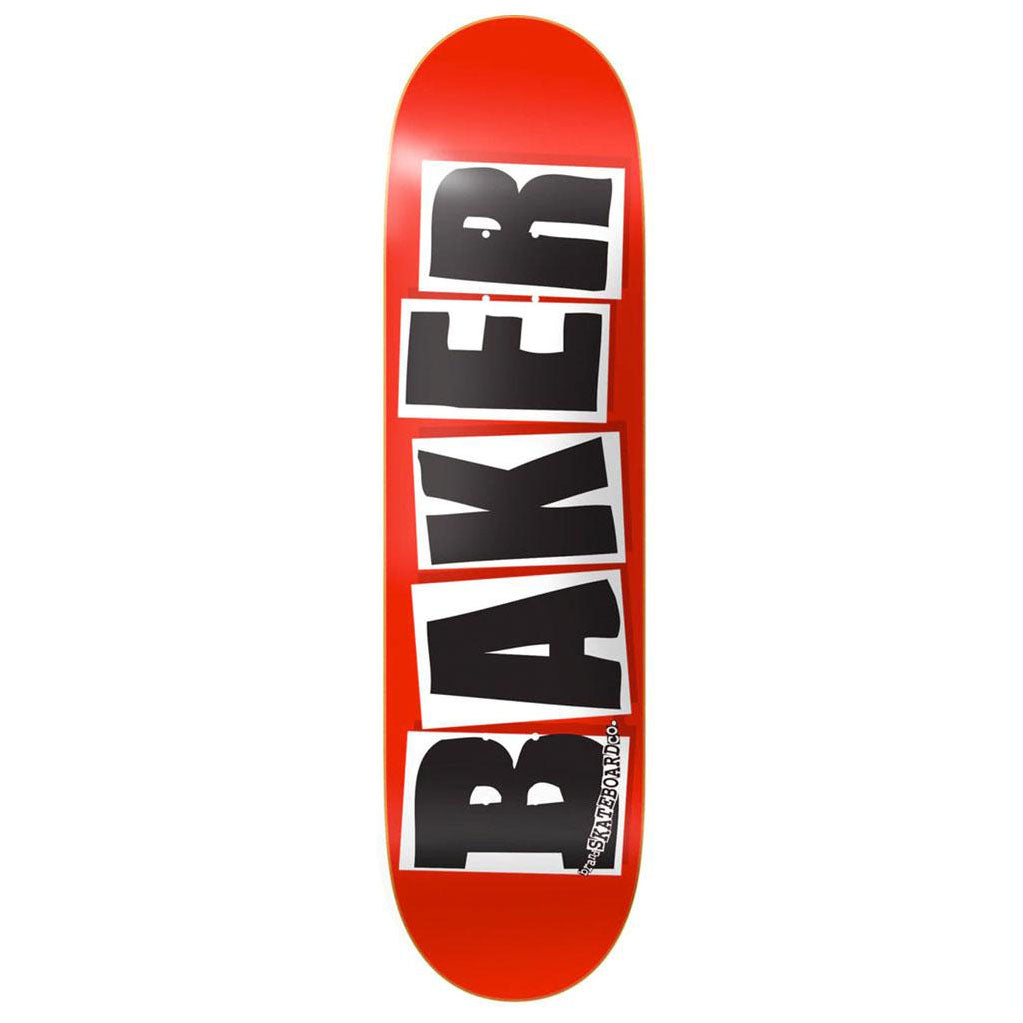 Baker Brand Logo Black/Red 8.375 Deck