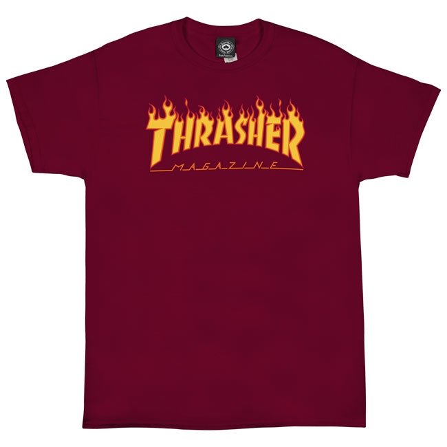 Thrasher Flame Cardinal Shirt – Long Beach Skate Co