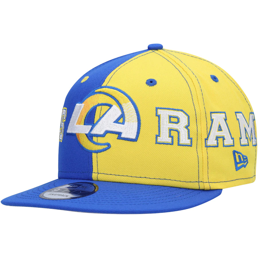 New Era Los Angeles Rams Team Split 9Fifty Snapback Hat