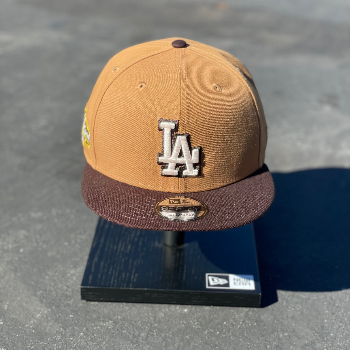 New Era "LB Skate Exclusive Custom" Los Angeles Dodgers 9Fifty Bronze Wood 2022 All Star Game Snapback Hat