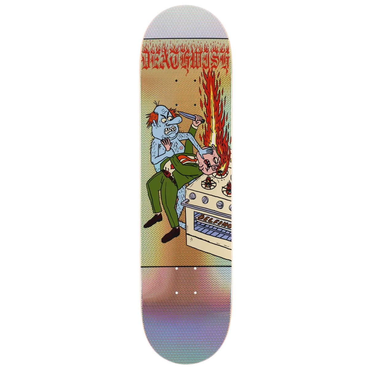 Deathwish Pedro Delfino Stovetop Cook'n 8.125" Skateboard Deck