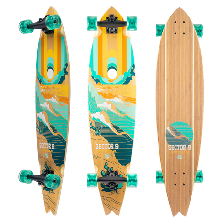 Sector 9 Highline Shine Longboard Complet - Carving & Commuter - Design Swell