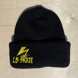 Long Beach Skate Co. Bad LB Skate Black Watch Cap Beanie