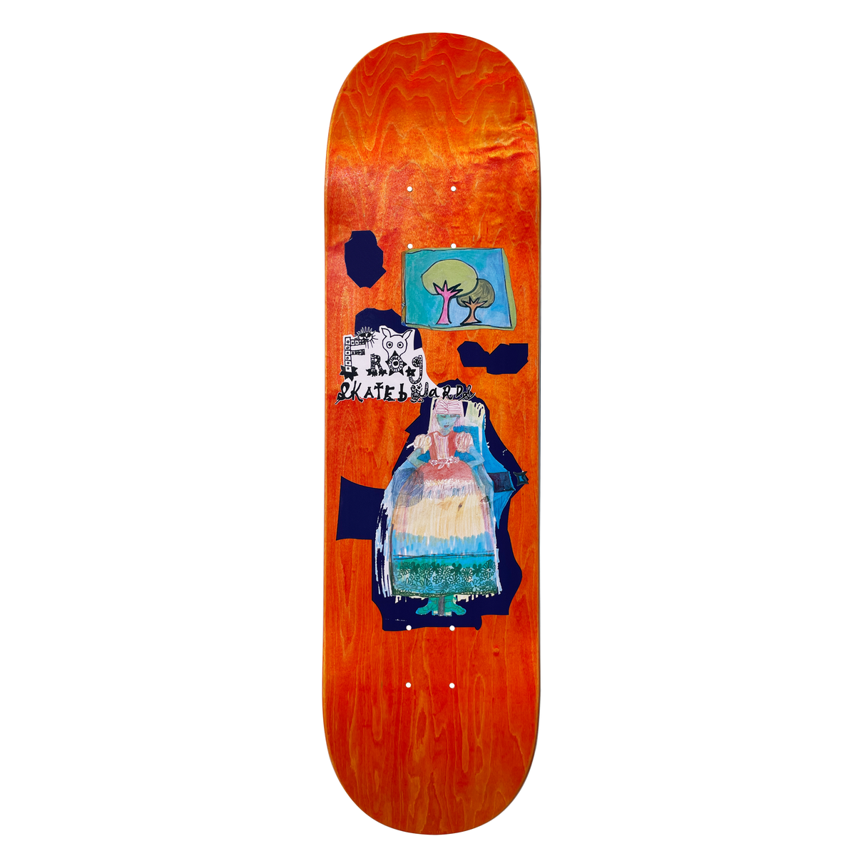 Frog My Favorite Day Assorted Stain Skateboard Deck