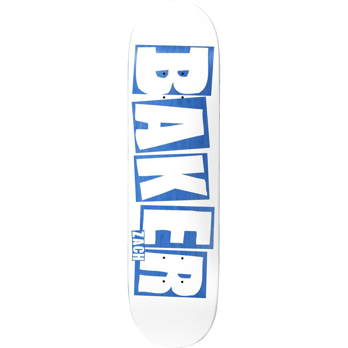 Baker Zack Allen Brand Logo White/Blue 8.0" Skateboard Deck