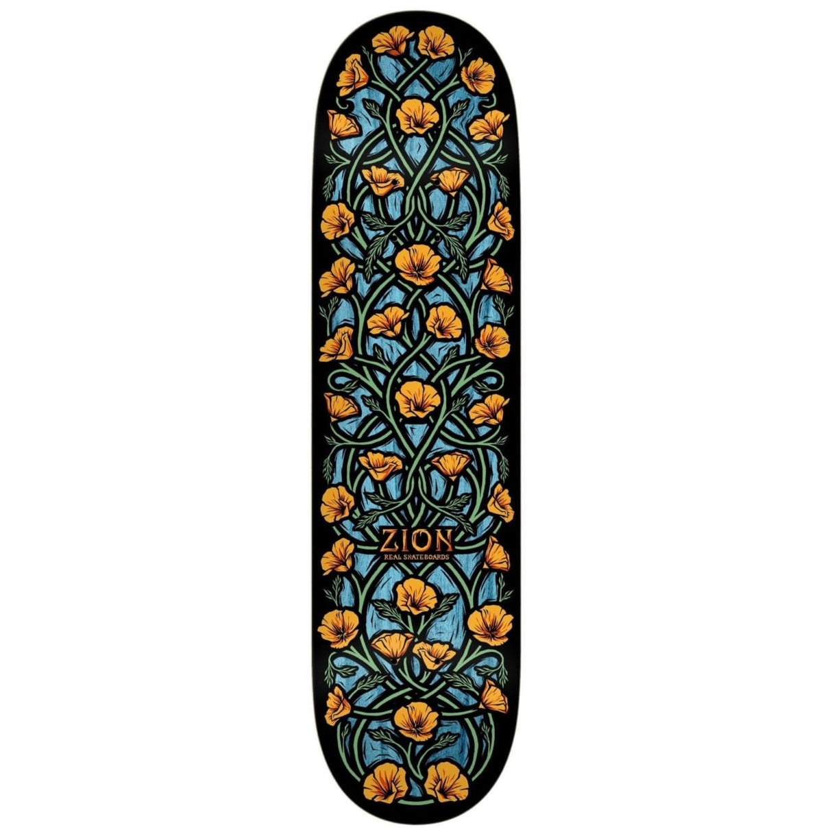 Real Zion Intertwined 8.5" Full Se Skateboard Deck