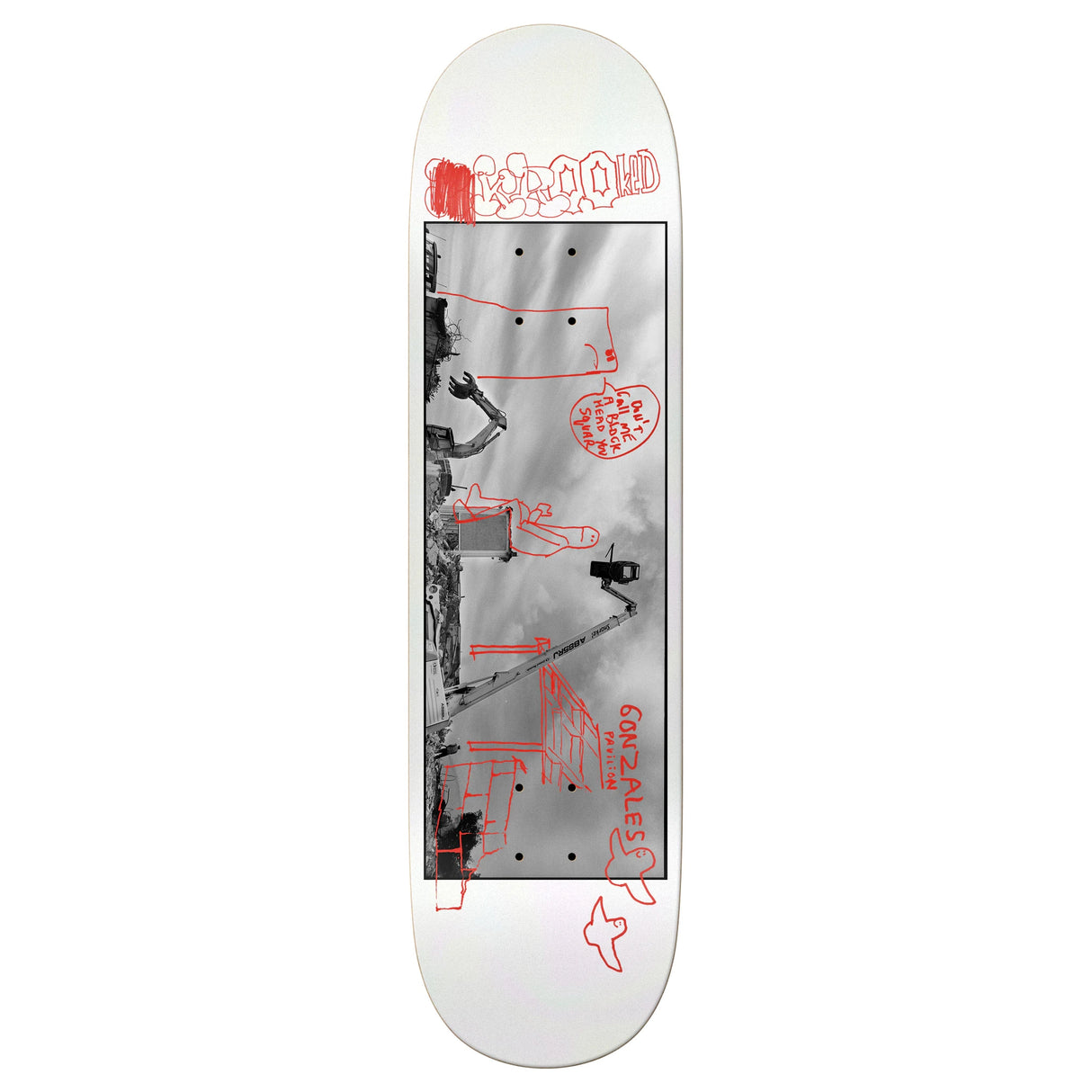 Krooked Gonz Aperature 8.5" Skateboard Deck