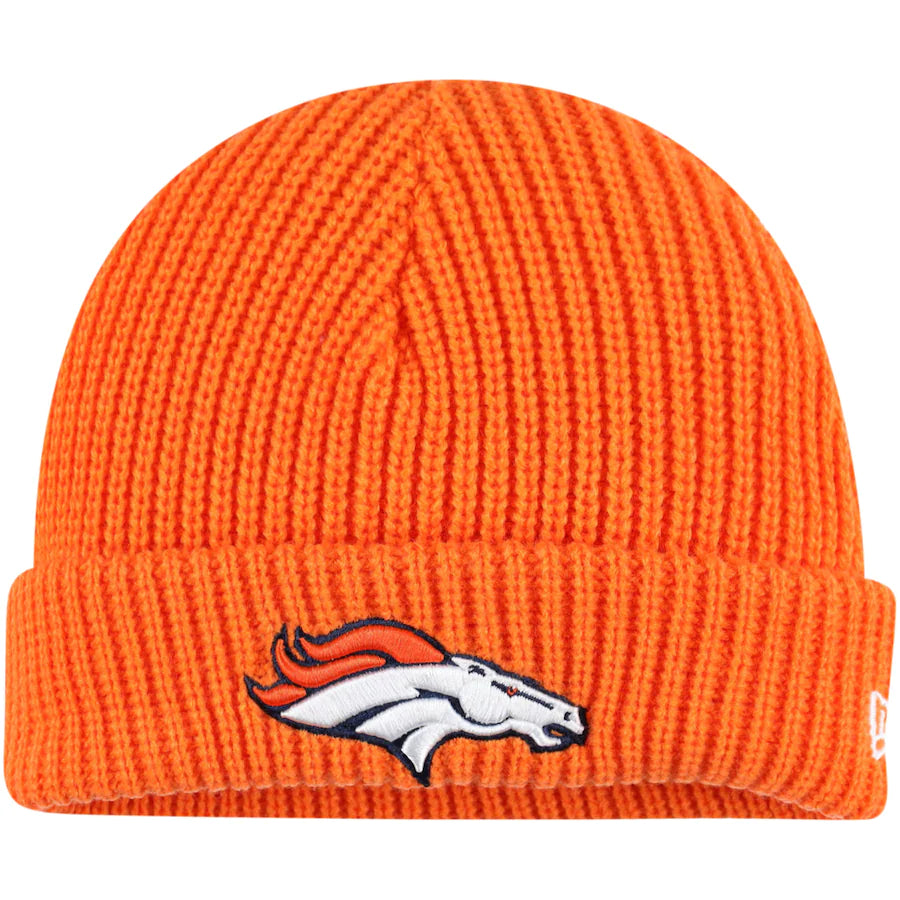 New Era Denver Broncos Skully Team Orange Beanie