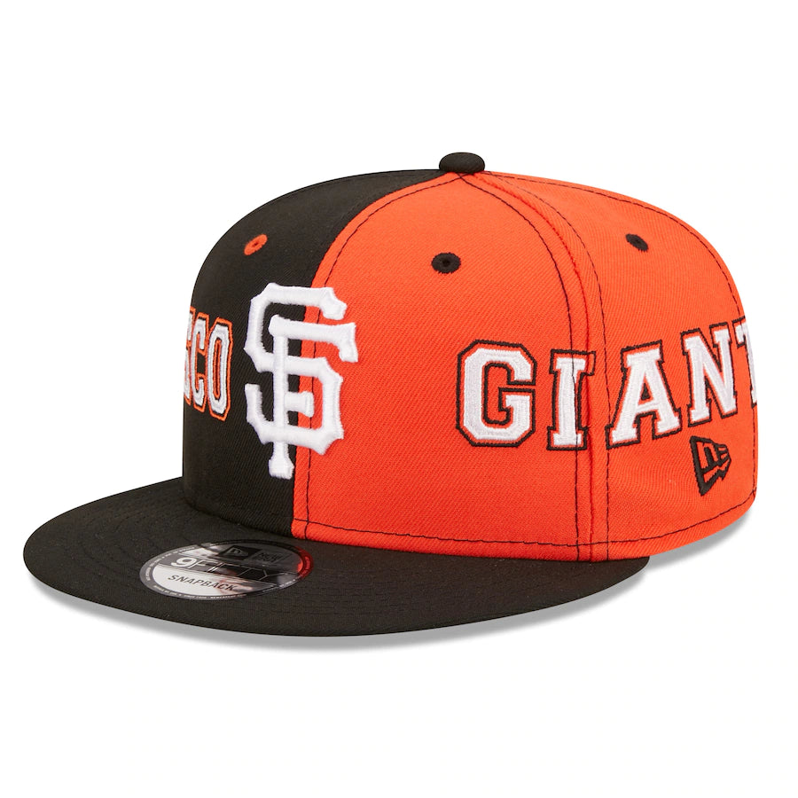 New Era San Fransisco Giants Team Split 9Fifty Snapback Hat