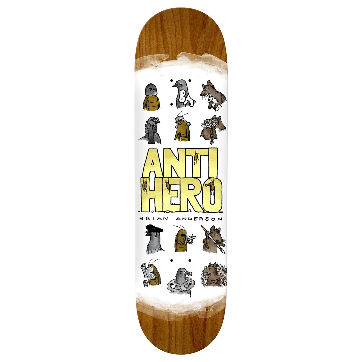 Anti-Hero Brian Anderson Usual Suspect 8.75" Skateboard Deck