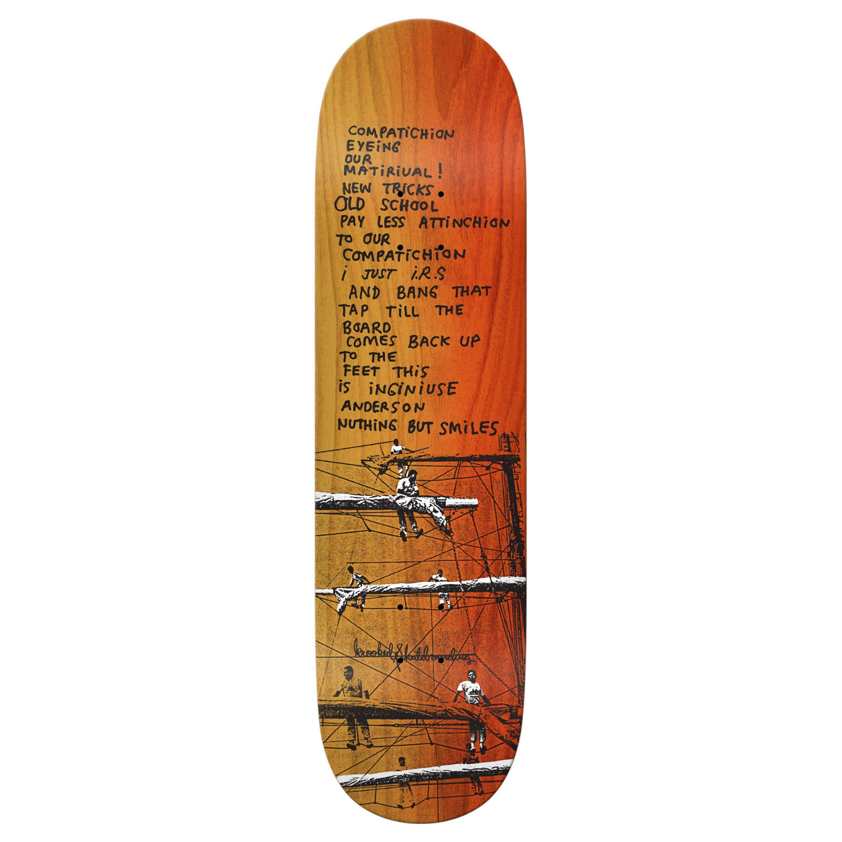 Krooked Mike Anderson Xerox 8.06" Skateboard Deck