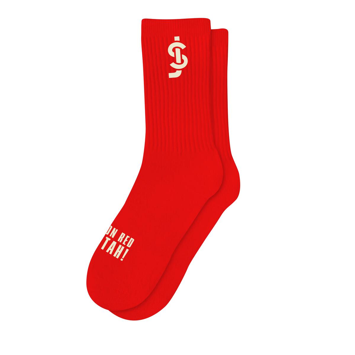 Shake Junt Red on Red Socks