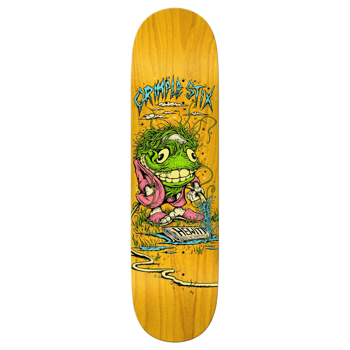 Anti-Hero Hewitt Grimple in Character 8.4" Assorted Stain Skateboard Deck
