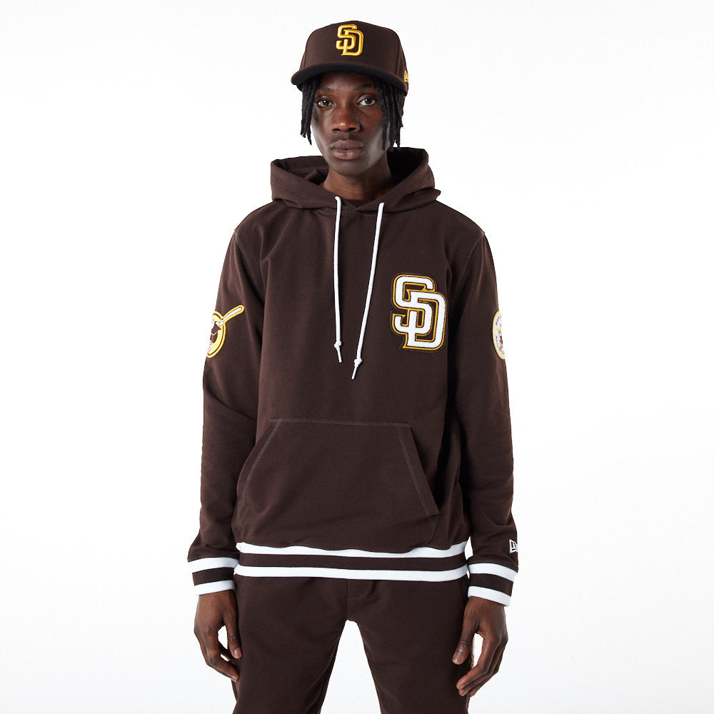 New Era San Diego Padres Logo Select Embroidered Hooded Sweatshirt – Long  Beach Skate Co