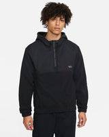 NIke SB Therma-FIT Winterized Skate Top Black Half Zip Hooded Sweatshirt