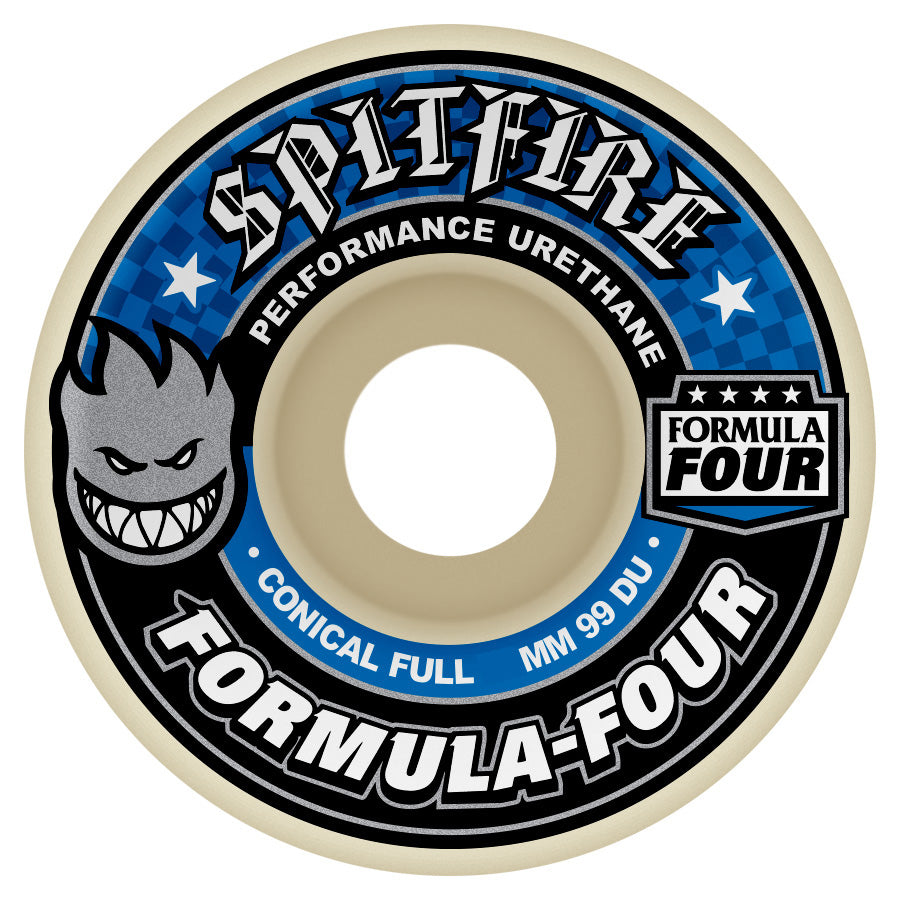 Spitfire Formula Four Conical Full 99A 53Mm Wheels